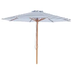 aruba-3m-octagonal-black-and-white-stripe-timber-look-aluminium-umbrella-with-cover-thumbnail