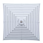 peninsula-2m-diameter-square-grey-and-white-stripe-umbrella-with-cover-rollover